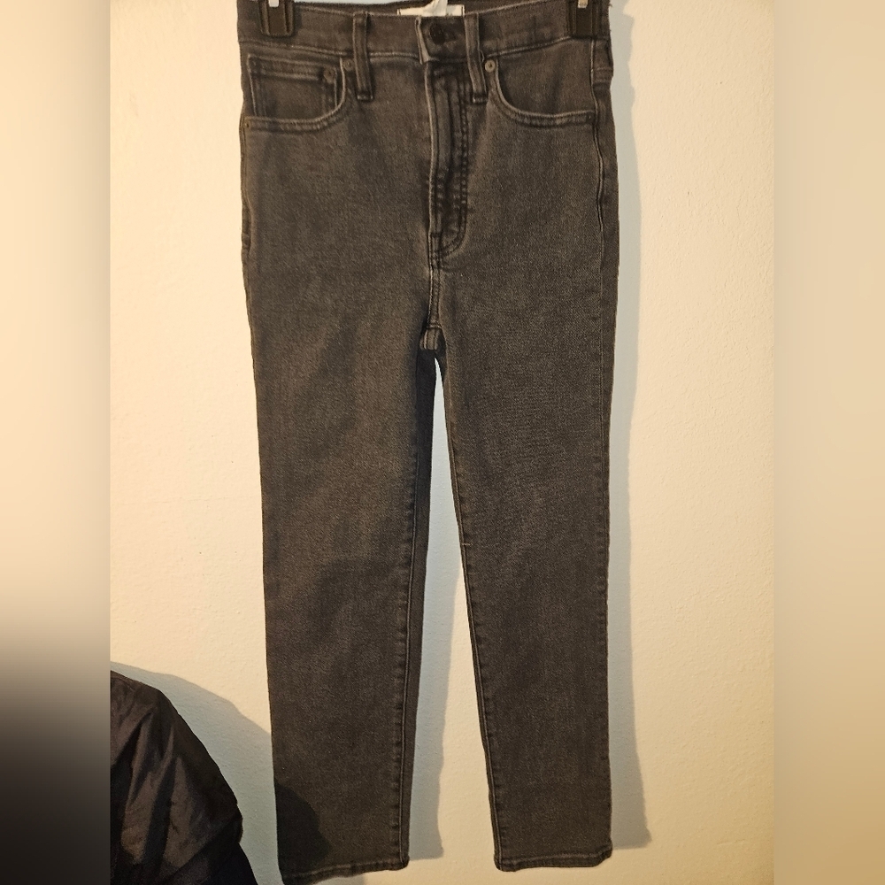 Madewell Womans Gray Jeans Waist Size 24